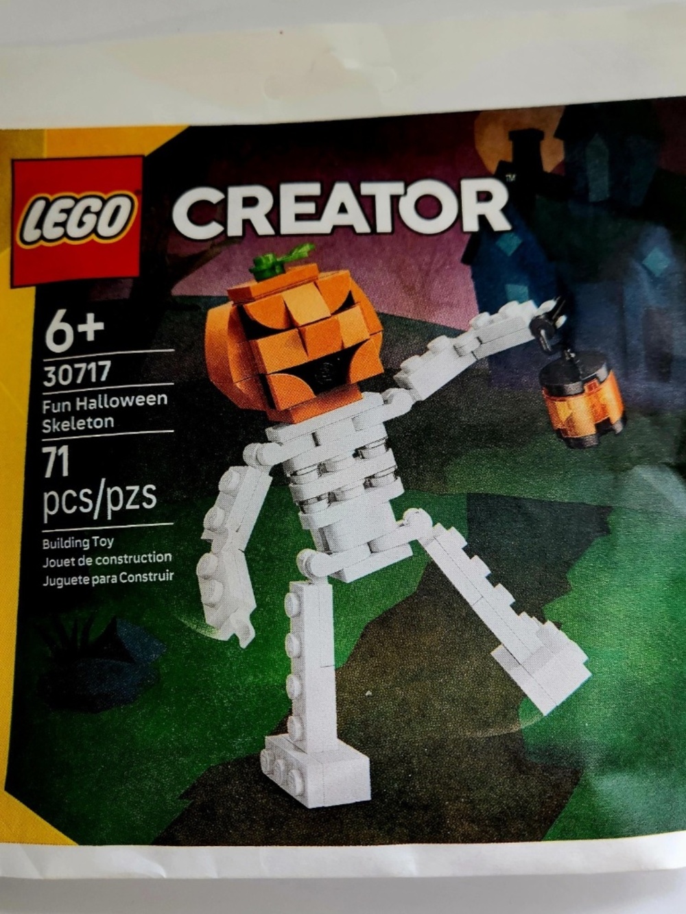 LEGO CREATOR "Fun Halloween Skeleton paper bag" 30717 UNOPENED
